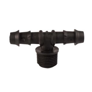 Tee estriada x rosca macho p/manguera 13 mm x 1/2? Pal