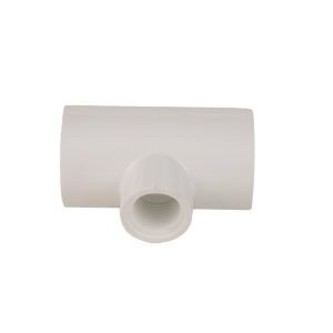 Tee reducida PVC ced 40 1? x 1/2? cem x rosc