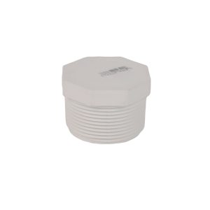 Tapon macho PVC ced 40 3/4 rosc