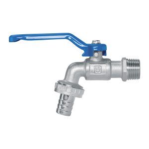 Llave de esfera entrada 1/2? salida 3/4? laton niquelado