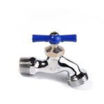 Llave para manguera laton cromado 130 gr 1/2?