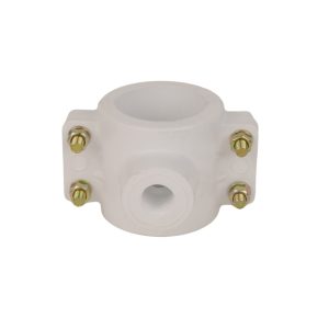 Abrazadera toma domiciliaria PVC 2? x 1/2?