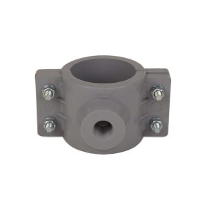 Abrazadera toma domiciliaria PVC 2 1/2? x 1/2?