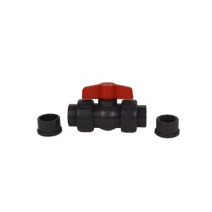 Valvula bola doble union PVC 3/4? cem x rosc