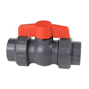Valvula bola doble union PVC 1 1/4? cem x rosc