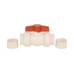 Valvula bola doble union PVC 1 1/4? cem x rosc
