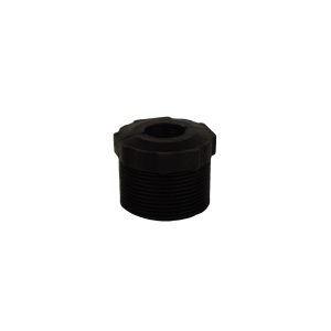 Reduccion bushing Plastico negro 1 1/2? x 1/2?
