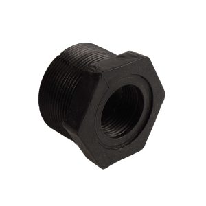 Reduccion bushing Plastico negro 1 1/2? x 1?